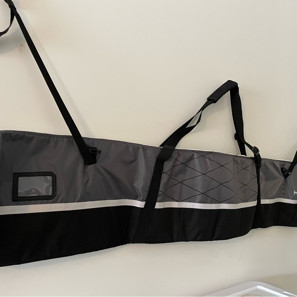 Head Black and Gray Ski Bag
